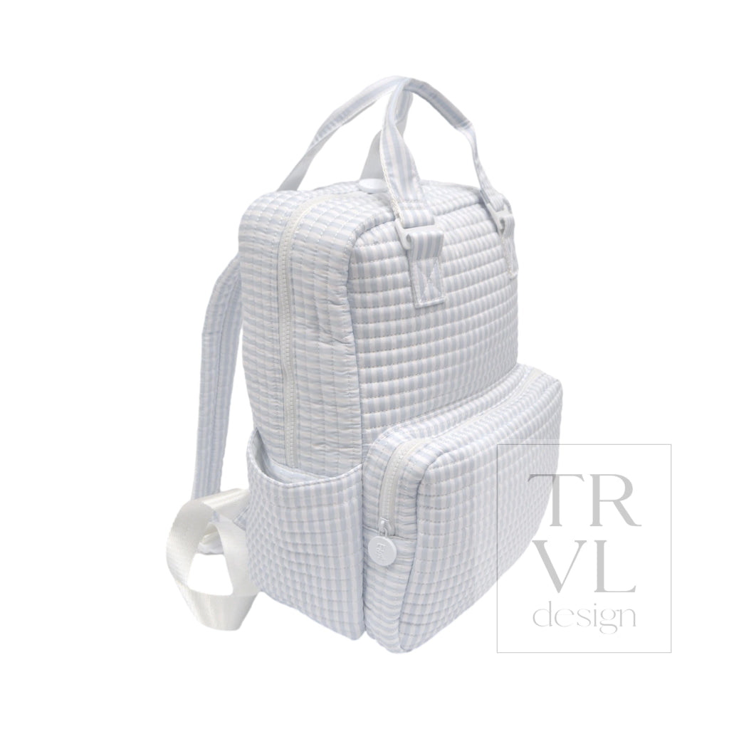 Quilted All You Need Bag - Pimlico Stripe Blue