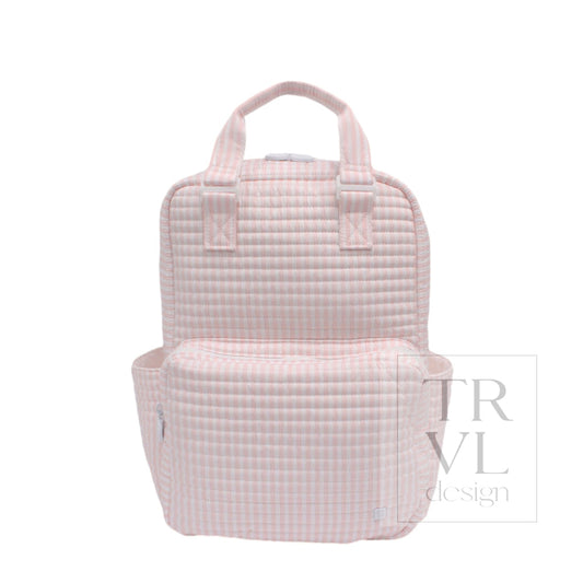 Quilted All You Need Bag - Pimlico Stripe Pink