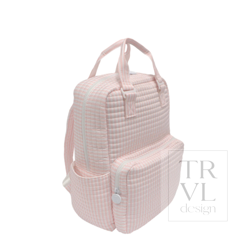 Quilted All You Need Bag - Pimlico Stripe Pink