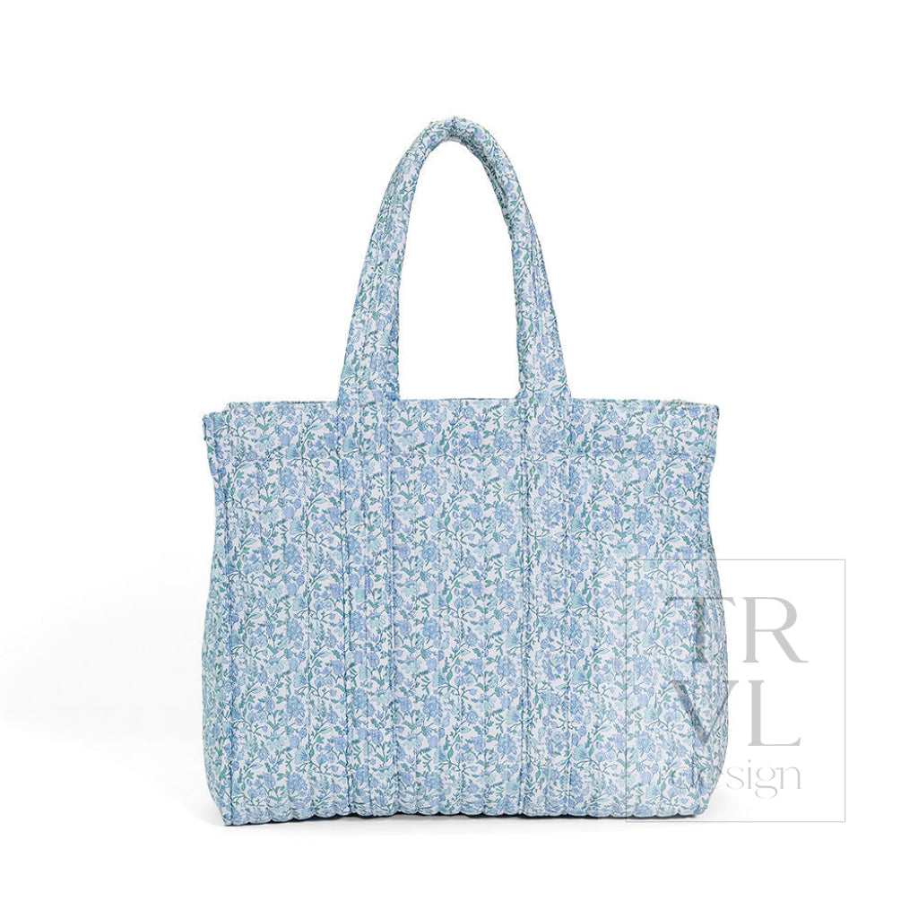 Quilted Go Go Tote - Hamptons Floral