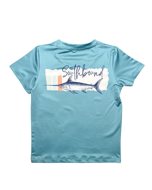 Performance Tee - Stripe Fish