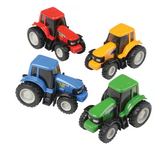 Farm Tractor Pull Back Toy