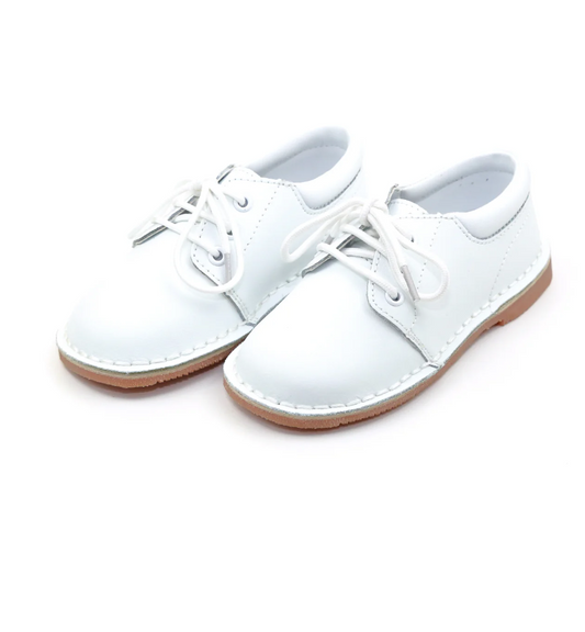 Tyler White Leather Lace Up Shoe