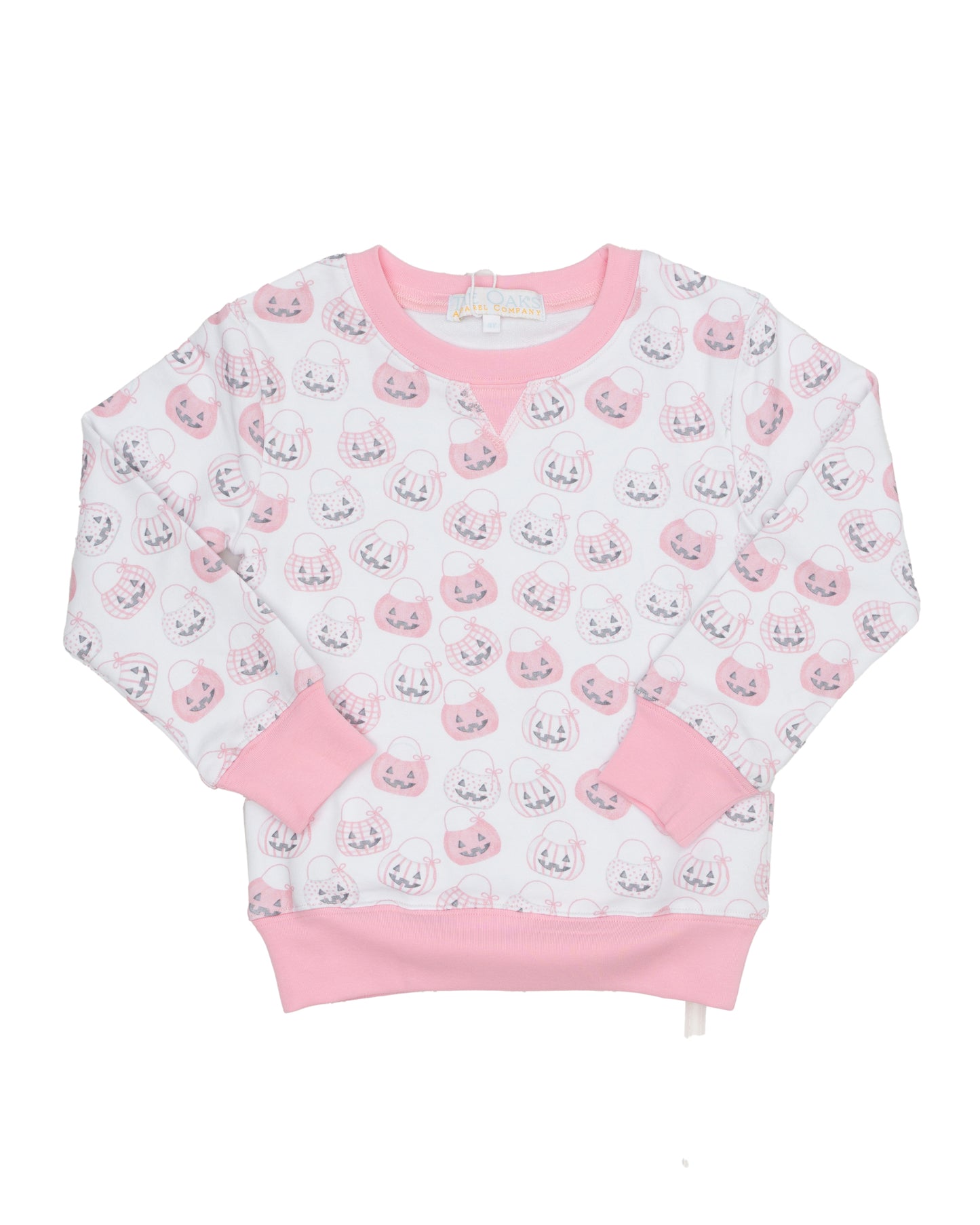Trick Or Treat Pink Sweatshirt