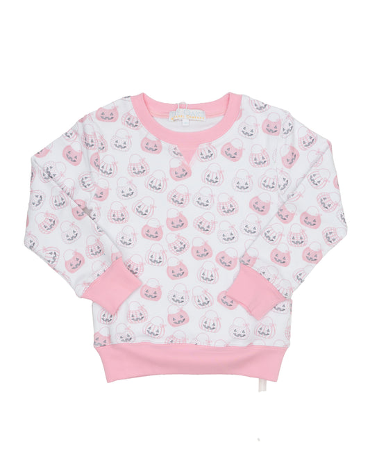 Trick Or Treat Pink Sweatshirt