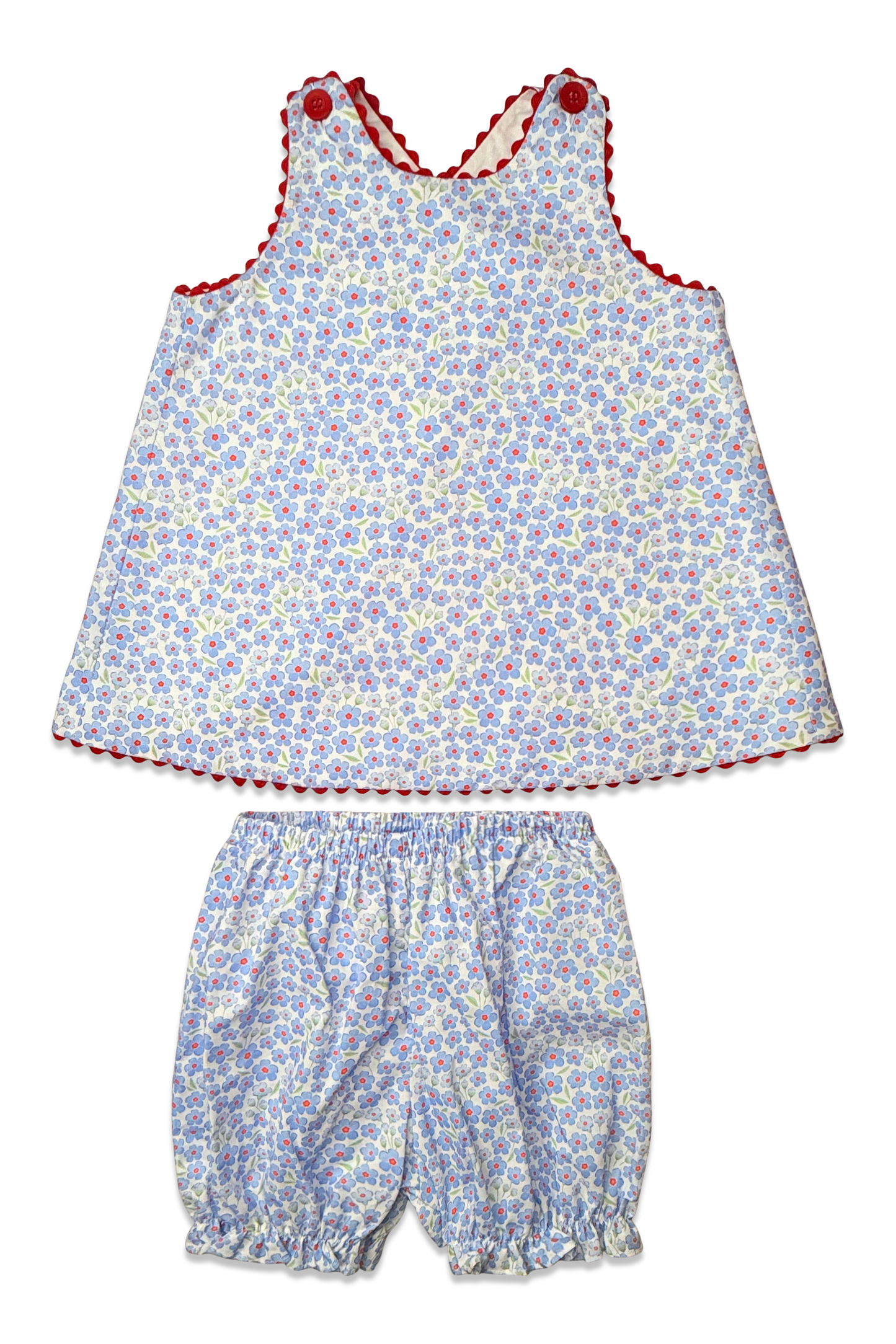 Lucy Sun Set - Red White & Bloom Floral