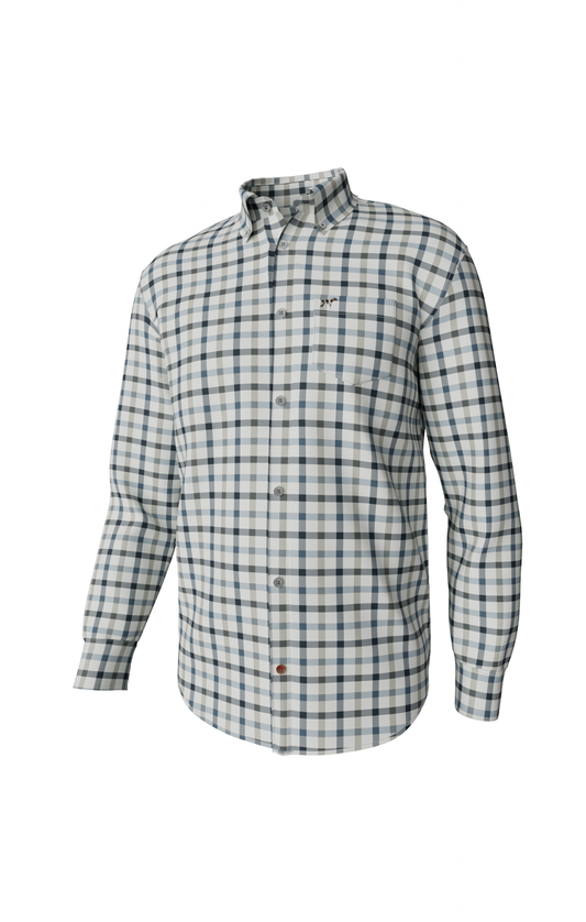 Burke Tattersall Button Down Shirt - Laurel Oak